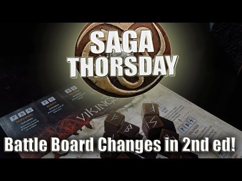 SAGA THORSDAY 81 - Battle Board Changes in 2nd edition!