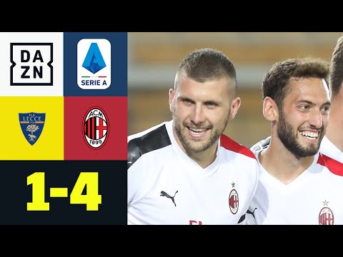 Rebic-Treffer ebnet Milan den Weg zum Sieg: Lecce - AC Mailand 1:4 | Serie A | DAZN Highlights