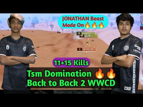 Tsm Domination In Scrims, JONATHAN Beast mode On,Back ToBack WWCD😱15+11 Kills🔥🔥