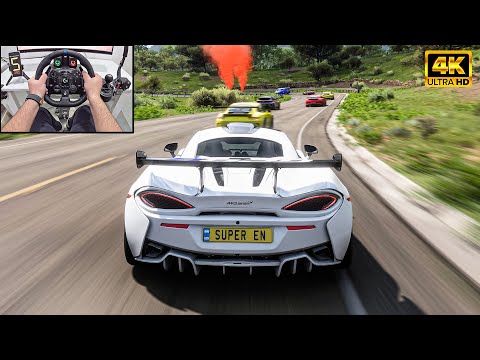Mclaren 620R VS Track Toys - Forza Horizon 5 | Logitech G923 Steering Wheel