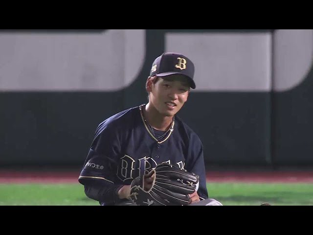 【ファーム】バファローズ・渡部遼人 センター前に落ちそうな打球をナイスキャッチ!!  2023年5月17日 福岡ソフトバンクホークス 対 オリックス・バファローズ