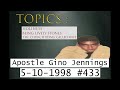 Apostle Gino Jennings Truth Of God 433 5 10 1998 Classic Throwback
