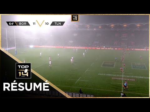 TOP 14 Saison 2024-2025 J13 - Résumé Union Bordeaux-Bègles - RC Toulon