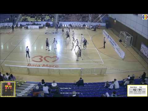 Milos Macura Highlights: Baia Mare - U-BT Cluj 21.01.2017.