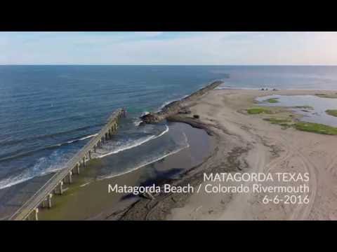 Drone footage of Matagorda