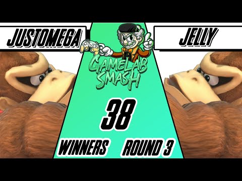 GameLab-Smash #38 JustOmega Vs Jelly (Donkey Kong Ditto)