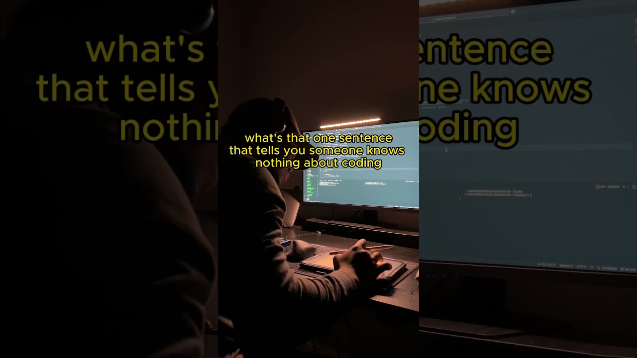 “Ai will replace coders”…