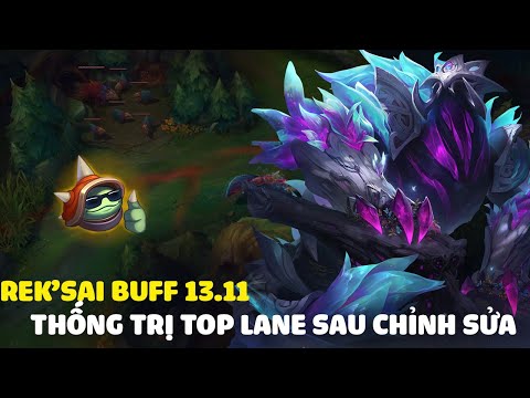 Rek'sai được buff thành S tier nhưng mà là Rek'sai top