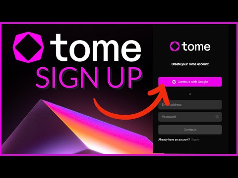 Tome.app Sign Up: How To Create/Open Tome AI Account in 2 Minutes?