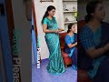 193 Hot Aunty Tamil Aunty Shruthi Raj Hot In Satin Silk Saree Tamil Serial Actress Side Saree