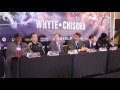 DILLIAN WHYTE v DERECK CHISORA - THE FULL EXPLOSIVE UNCUT PRESS CONFERENCE (VERY STRONG LANGUAGE)