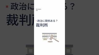 政治に関係ある？裁判所