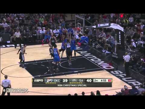 Steven Adams Full Highlights at Spurs 2014 12 25 16 Pts, 15 Reb, 3 Blks