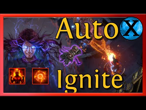 Path of Exile 3.16 Ignite Fire Burst Elementalist, The Auto-bomber Boss Killer.