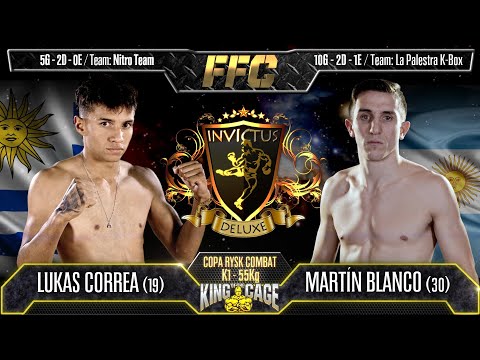 Martin "El Correcto" Blanco (ARG) vs Lukas "El Niño Pro" Correa (URU) - K1 55Kg