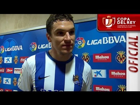 Entrevista a Ansotegi tras el Villarreal CF (0-1) Real Sociedad - HD Copa del Rey
