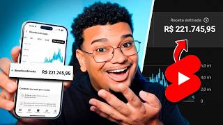 Como eu fiz 200MIL REAIS no YouTube Shorts com 23 anos! Estratégia COMPLETA (100% transparente)