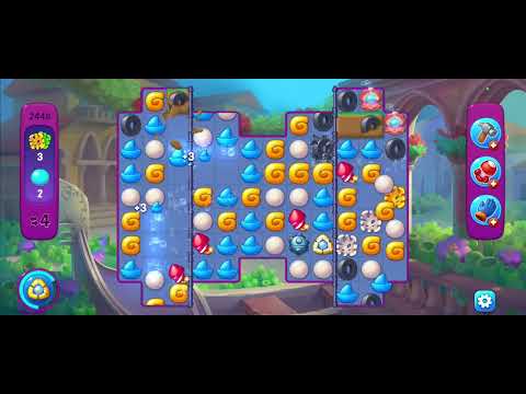 Fishdom gameplay level 2448 success win