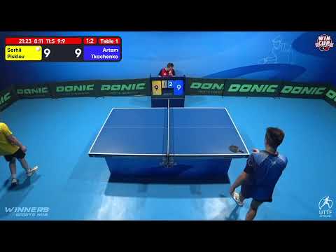02:00 Serhii Pisklov 1-3 Artem Tkachenko West 7 WIN CUP 11.12.2022 | TABLE TENNIS WINCUP