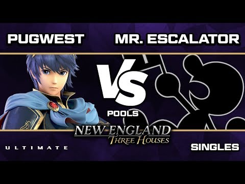 New England: Three Houses - Pugwest (Lucina/Marth) vs Mr. Escalator (Game & Watch) - Pools