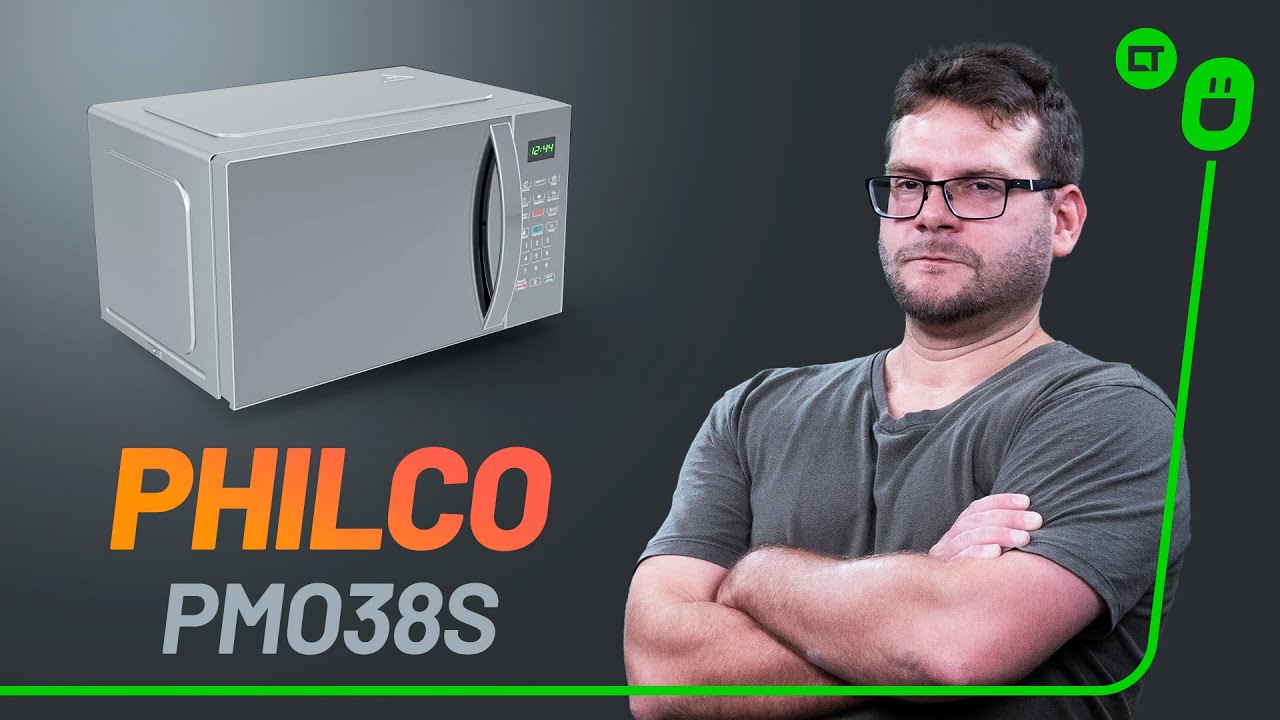 Miniatura da avaliação em vídeo de Micro-ondas Philco PMO30S 28L Prata