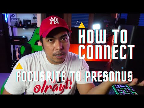 How to Connect Focusrite to Presonus 3.5 - studio and audio setup. Request Vlog