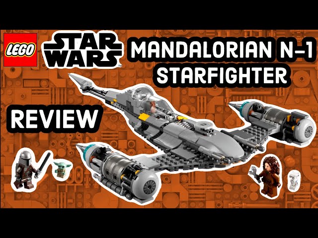 Vídeo relacionado con LEGO 75325 Star Wars Caza Estelar N-1 The Mandalorian, Juguete Construcción Vehículo del Libro Boba Fett, Mini Figuras Baby Yoda y Droide, Idea Regalo Niños y Niñas