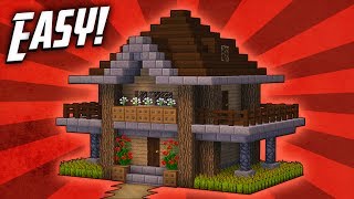 Minecraft: How To Build A Survival Starter House Tutorial (#6)
