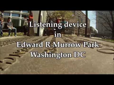 Listening device in Edward R Murrow Park Washington DC