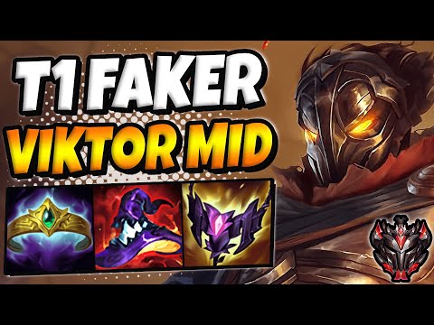 T1 Faker Viktor vs Akali [ MID ] Ranked Grandmaster Korea Patch 11.24 ✅