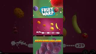 BIG WIN!! on Fruit Warp! FIRST PRESS EXPRESS!  #casino #slots #gambling #onlineslots #wow #bigwin Video Video