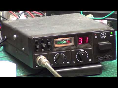 Eurocomm Eurocom 40 UK CB Radio (mobile) CB27/81- On the air test