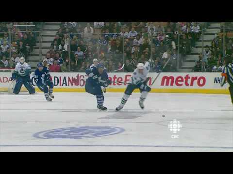 Canucks At Maple Leafs - Alex Burrows Goal - 01.30.10 - HD