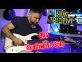 NIGHT DRIVE 80s SynthRock Soloing NUX Trident Pedalboard
