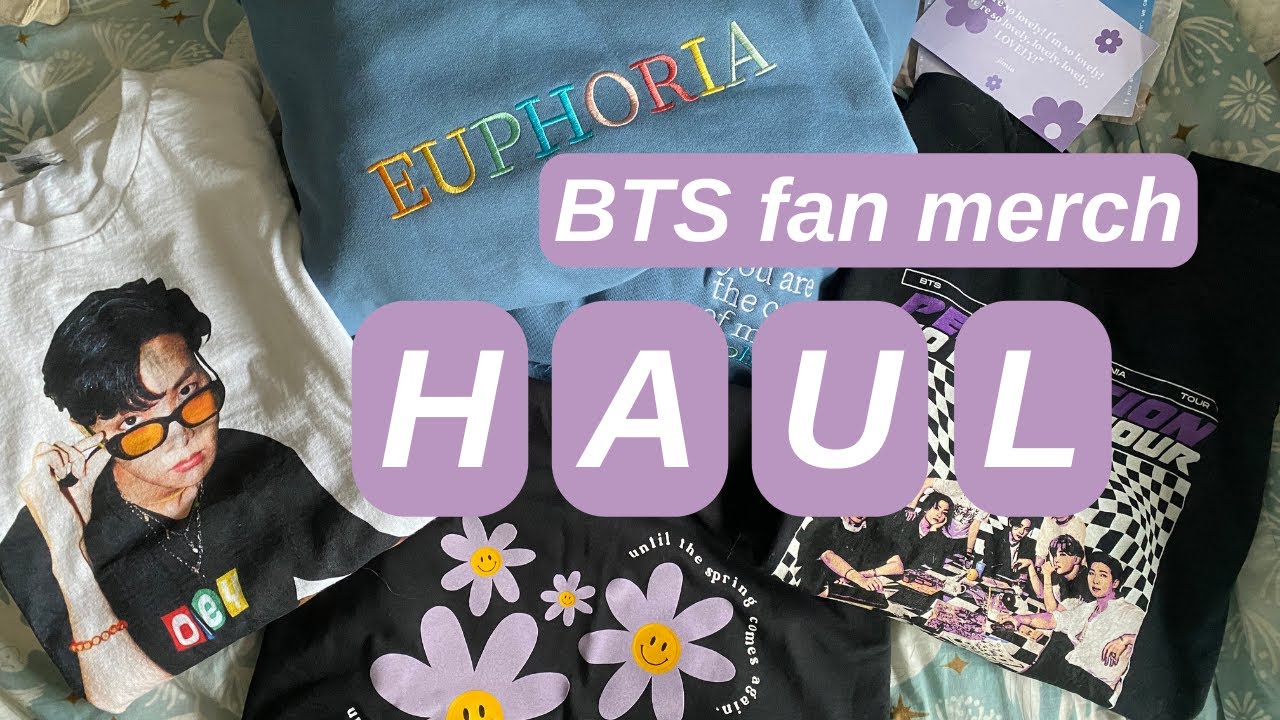 BTS FAN MERCH HAUL | Shopping ARMY-Owned Businesses on Etsy & Instagram- BTS Clothing Haul
