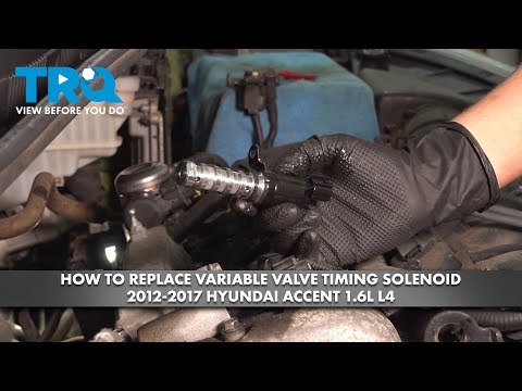 How to Replace Variable Valve Timing Solenoid 2012-2017 Hyundai Accent 1.6L L4