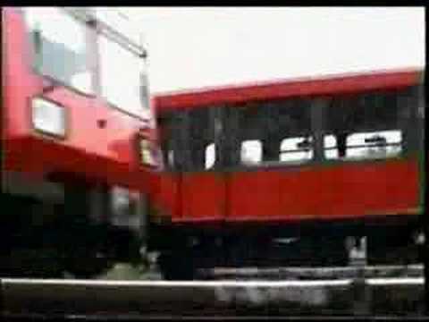 Graffitier nearly gets hit by train