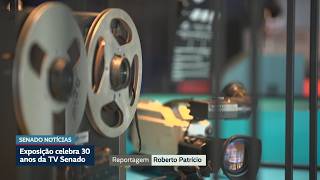 Exposição no Salão Negro do Congresso celebra 30 anos da TV Senado