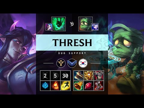 Thresh Support vs Amumu - KR Diamond Patch 14.24