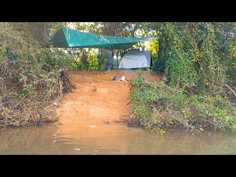🏕 We camped on the banks of the Araguaia River to fish but we had to end the video suddenly...