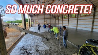 Budget Shop Build - EP3 - Concrete, Safety Shelter, Draining the pond