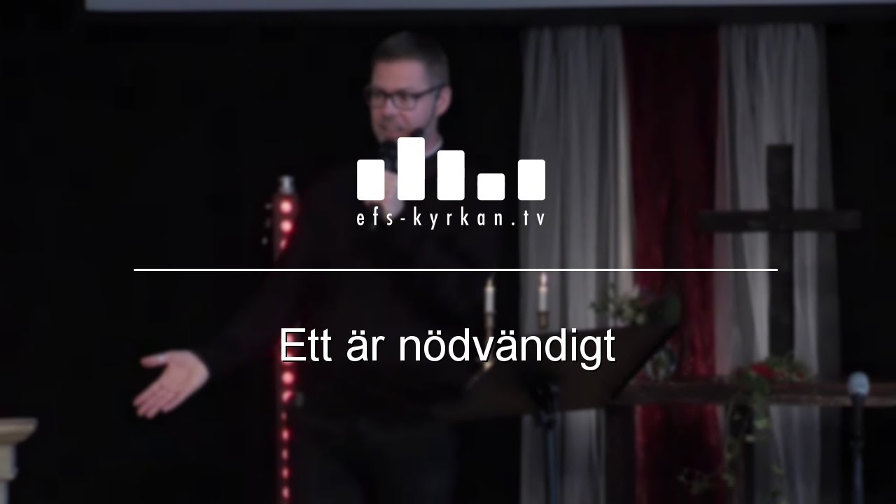 Ett är nödvändigt