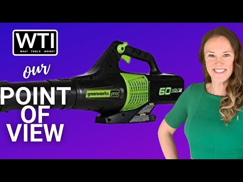 GreenWorks Electric Leaf Blower - WTI product video review