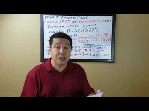 Concurso IFCE - CEARÁ 2016
