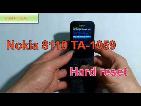 How To Hard Reset Nokia 8110 4G TA-1059 Security Code.