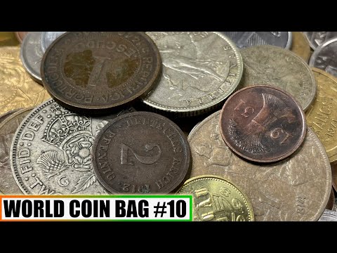 TONS OF HISTORY (& Large Silver Coins) Discovered Looking Thru A Half Pound of World Coins - Bag #10