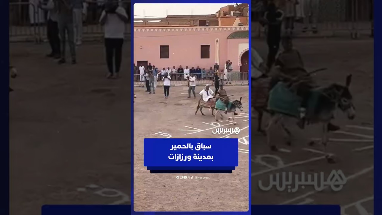 سباق بالحمير بمدينة ورزازات وسط أجواء احتفالية thumbnail
