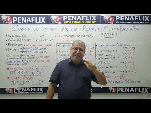 Concurso PMBA e CBMBA 2022 - FCC confirmada e já trabalhando. - Governador confirma edital dia 28.09