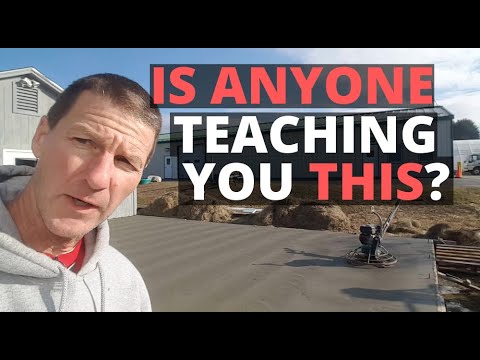 When To Start Finishing Concrete | What Finishers Know, That You Don't!