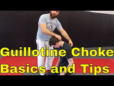 Simple Guillotine Choke Tips for 10 Year Old BJJ Competitor